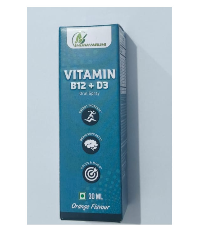 Vitamin B12  & D3 spray